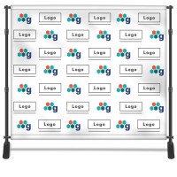 Step and Repeat Backdrop Display