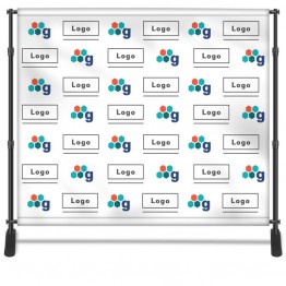 Step and Repeat Backdrop Display