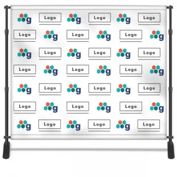 Step and Repeat Backdrop Display