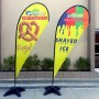 Custom Teardrop Feather Flag 