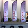 Custom Windless Advertising Feather Flag 