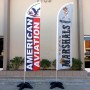 Custom Windless Advertising Feather Flag 