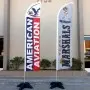 Custom Windless Advertising Feather Flag 
