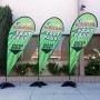 Custom Teardrop Feather Flag 