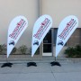 Custom Teardrop Feather Flag 