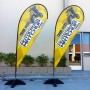 Custom Teardrop Feather Flag 