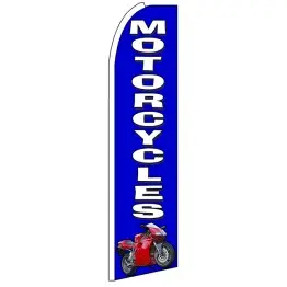 Motorcycles - Advertising Feather Flag Banner Motorcycles - Advertising Feather Flag Banner