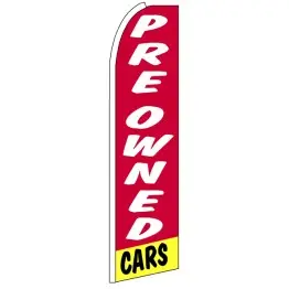 Pre Owned Cars - Red Feather Flag Banner Pre Owned Cars - Red Feather Flag Banner
