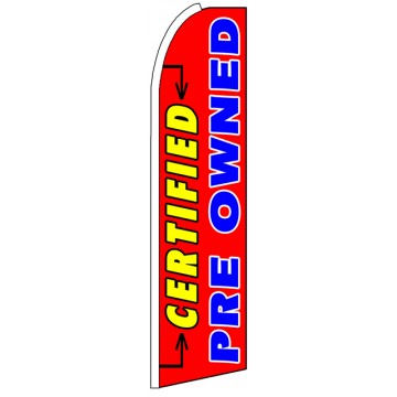 Certified Pre Owned - Feather Flag Banner