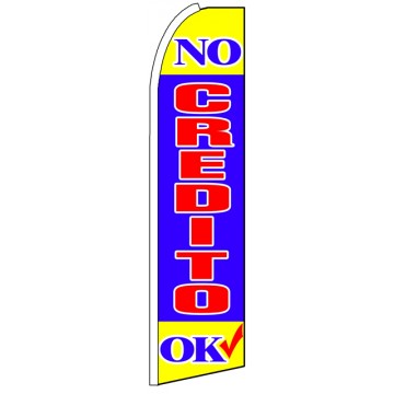 No Credito OK - Advertising Feather Flag Banner No Credito OK - Advertising Feather Flag Banner