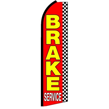 Brake Service - Red Feather Flag Banner Brake Service - Red Feather Flag Banner