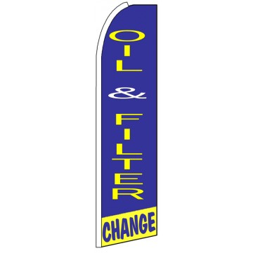 Oil Filter & Change - Feather Flag Banner Oil Filter & Change - Feather Flag Banner