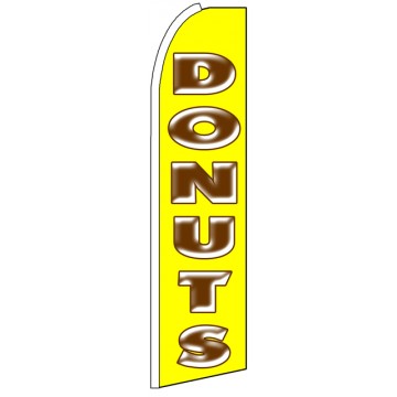 Donuts - Advertising Feather Flag Banner