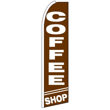 Coffee Shop - Advertising Feather Flag Banner