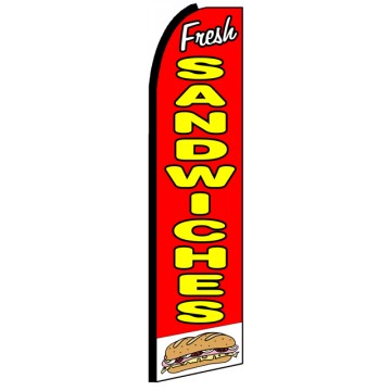 Sandwiches - Advertising Feather Flag Banner Sandwiches - Advertising Feather Flag Banner