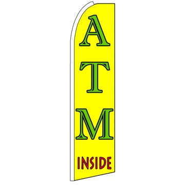 ATM Inside - Advertising Feather Flag Banner