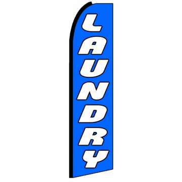 Laundry - Advertising Feather Flag Banner