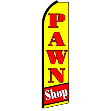 Pawn Shop - Advertising Feather Flag Banner Pawn Shop - Advertising Feather Flag Banner