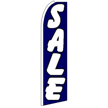 Sale - Blue Advertising Feather Flag Banner Sale - Blue Advertising Feather Flag Banner