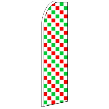 Red White Green - Feather Flag Banner Red White Green - Feather Flag Banner