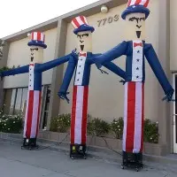 Wind Dancer® Air Puppet - Dancing Uncle Sam Wind Dancer® Air Puppet - Dancing Uncle Sam